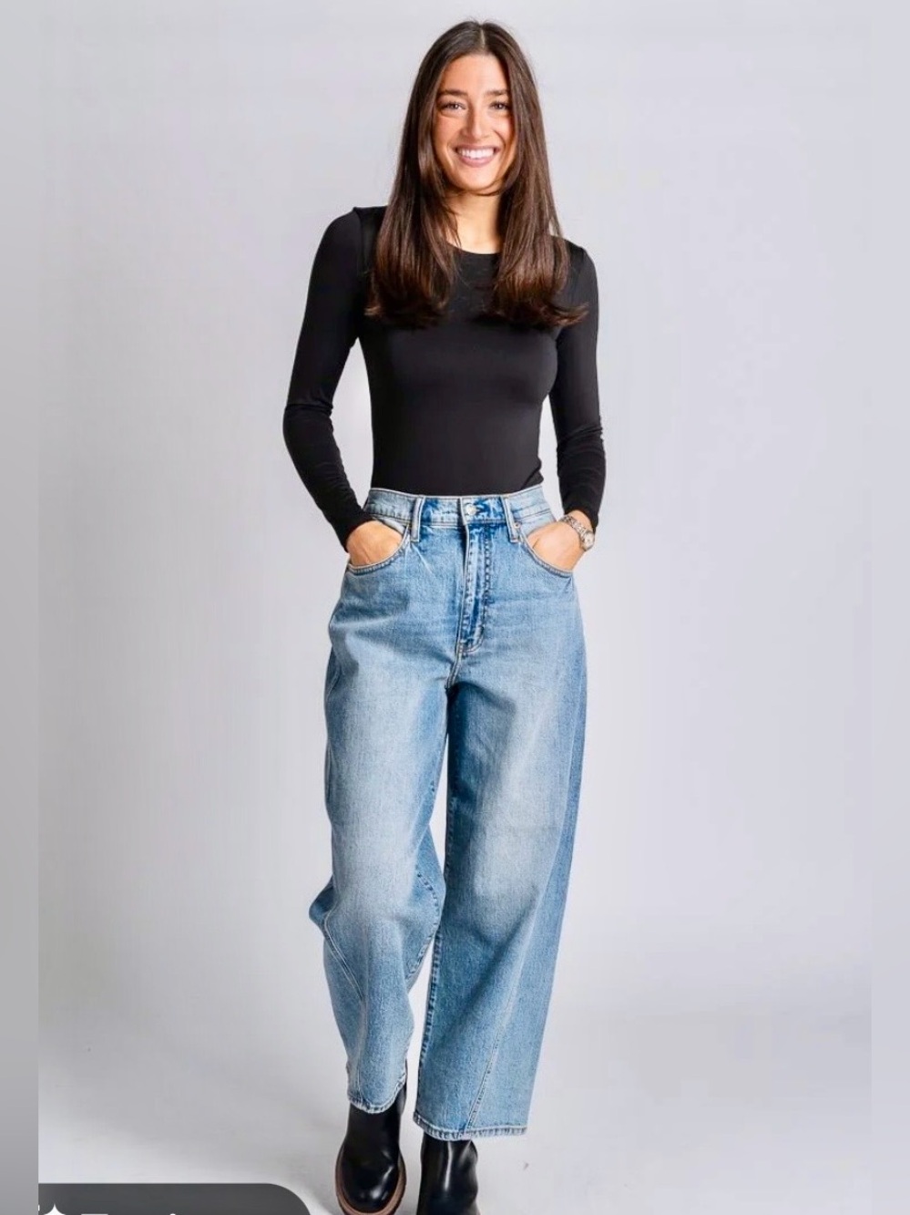 Daze Westward barr High-Rise Women's Jeans in Light Blue